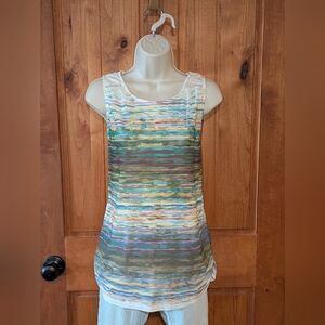 Christopher & Banks Multicolor Striped Tank Top